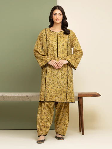 Golden Harvest Unstitched Lawn Set
